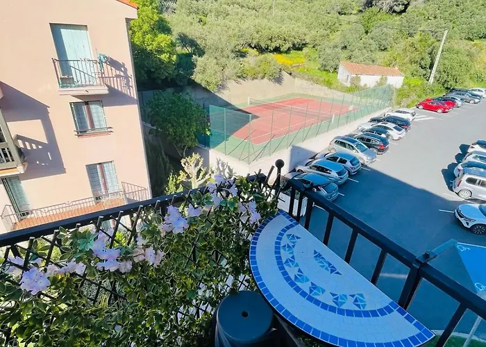 F2 à Avec Piscine Et Tennis * Collioure